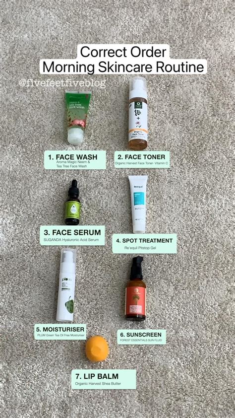 Correct Order Morning Skincare Routine Artofit