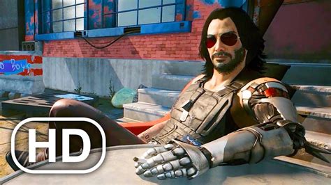 Cyberpunk 2077 Keanu Reeves Gameplay Johnny Silverhand Youtube