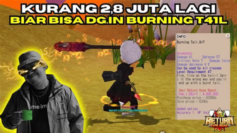 Live Seal Return Lanjutin Progress Dg In Burning Tail Tanpa Wtb