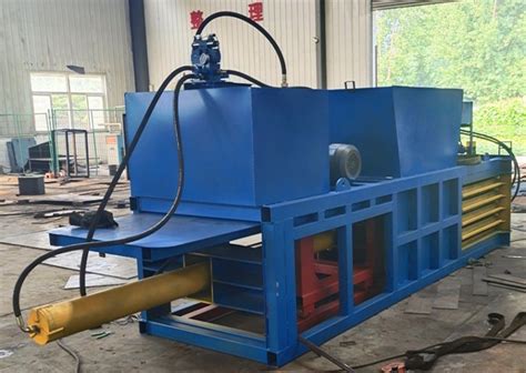 Easy To Install Plc Aluminum Metal Scrap Compactor Baler Baling Press