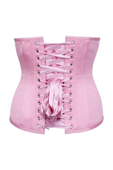 Anita Longline Baby Pink Underbust Corset Corsets Queen Uk