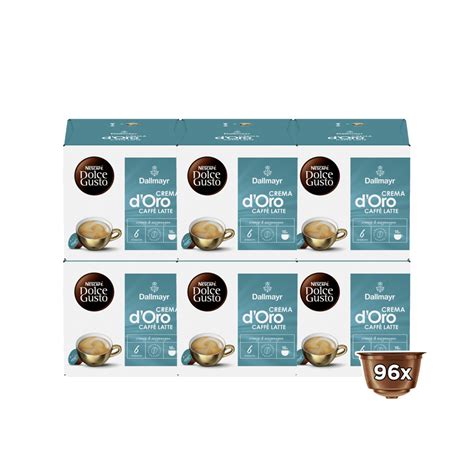 Dallmayr Crema d Oro Caffè Latte NESCAFÉ Dolce Gusto x6