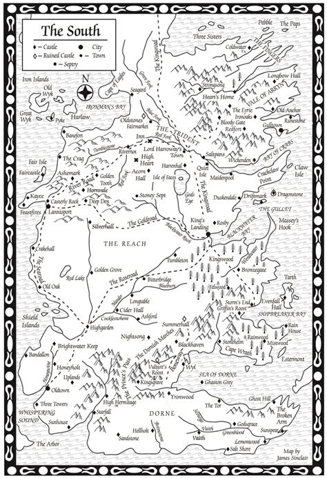 A Feast for Crows-Map of the South - A Wiki of Ice and Fire