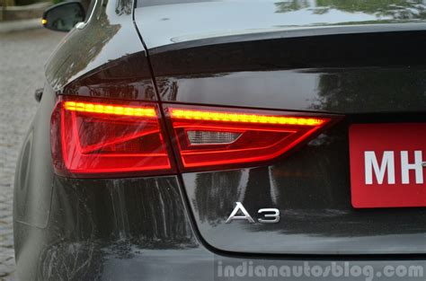 Audi A3 Sedan Review rear turn lights