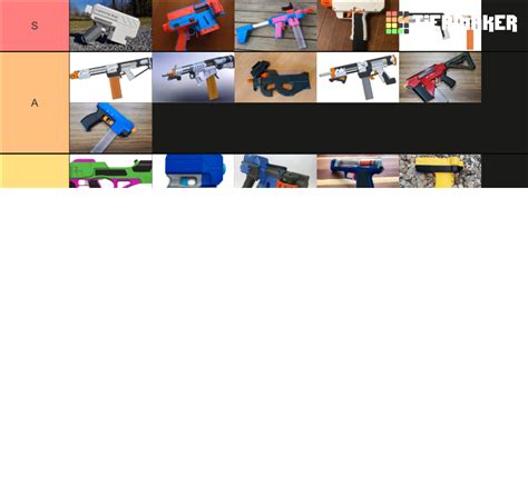 D Printed Nerf Blasters Tier List Community Rankings Tiermaker