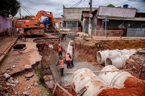 Prosap obras de microdrenagem avançam em mais um trecho no Rio Verde