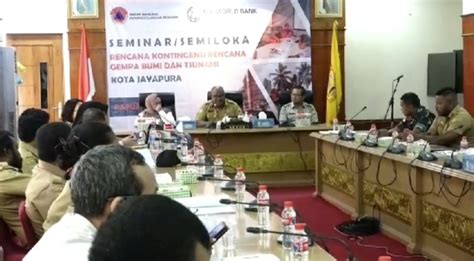 Bpbd Kota Jayapura Gelar Semiloka Rencana Kontigensi Bencana Gempa Bumi