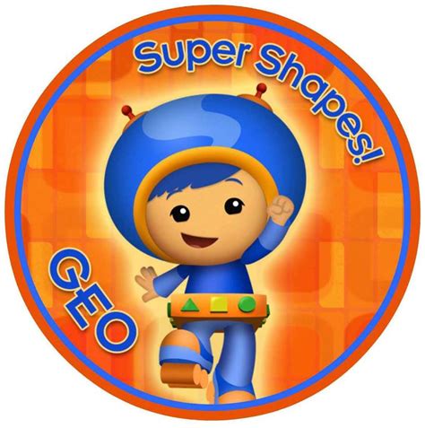 Team Umizoomi Geo Iron on Transfer