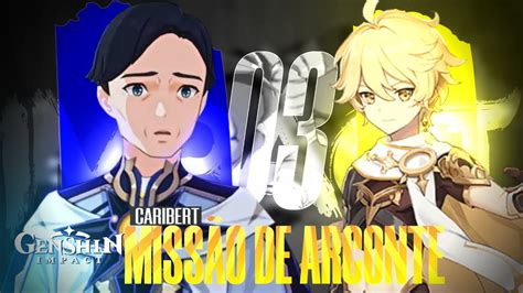 Genshin Impact O triste passado de Eide e Caribert Missão de