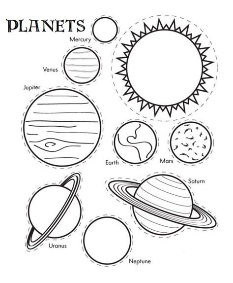 Solar System Coloring Page Worksheets Worksheets