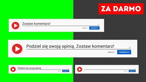 Wstawki Do Filmu Na Yt Green Screen Wideo Alfa Animacje Zostaw