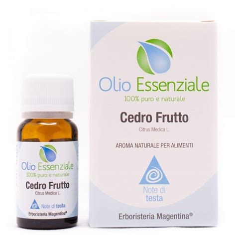 Olio Essenziale Cedro Frutto Da Ml Erboristeria Magentina Dea Salus