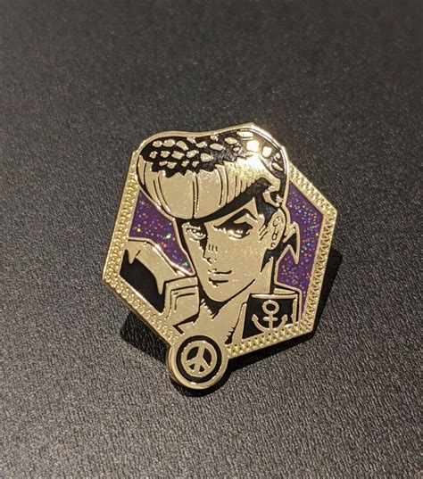 Jojos Bizarre Adventure Pin Badge Brooch Anime Josuke Higashikata Manga T Ebay