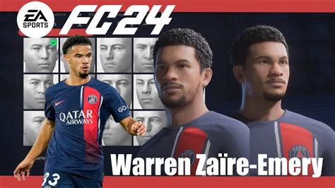 Ea Fc Create Warren Za Re Emery Pro Clubs Face Creation Youtube