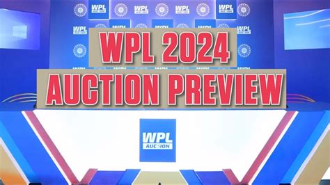 Wpl 2024 Auction Which Player Will Be The Most Expensive Buy Espn Video