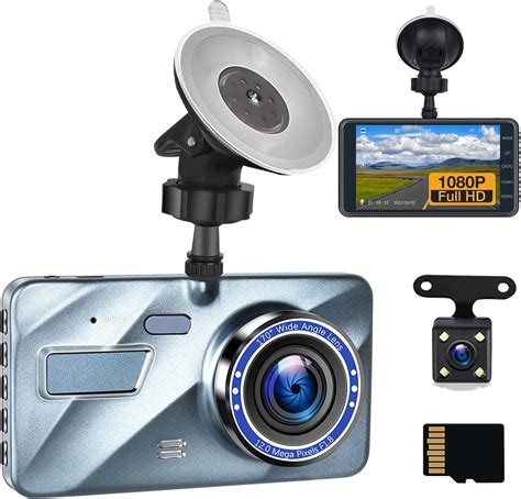 Amazon CAMECHO 4 Dash Cam For Car Front Rear With 32G TF Card