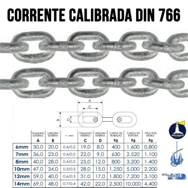 Corrente Galvanizada Porto N Utico