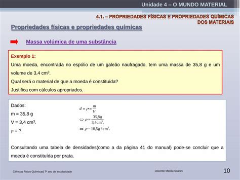 PDF 4 1 Propriedades físicas e propriedades químicas dos PDF