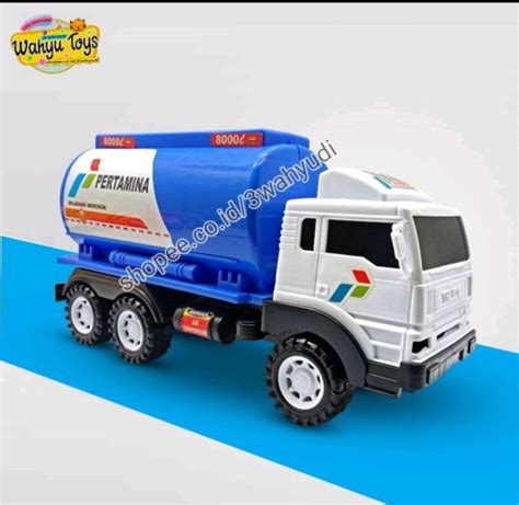 Mainan Mobil Truck Tangki Pertamina Jumbo ST2060 Lazada Indonesia