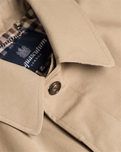 Aquascutum Berkeley Short Trenchcoat Camel Hos