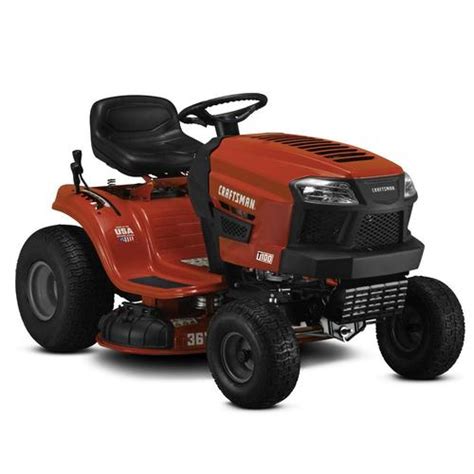 Craftsman T100 11 5 Hp Manual Gear 36 In Riding Lawn Mower With Mulching Capability Included