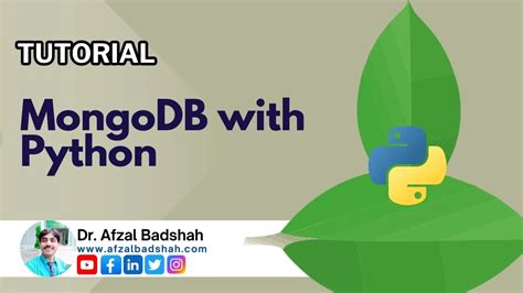 Introduction To Mongodb With Python Afzal Badshah Phd