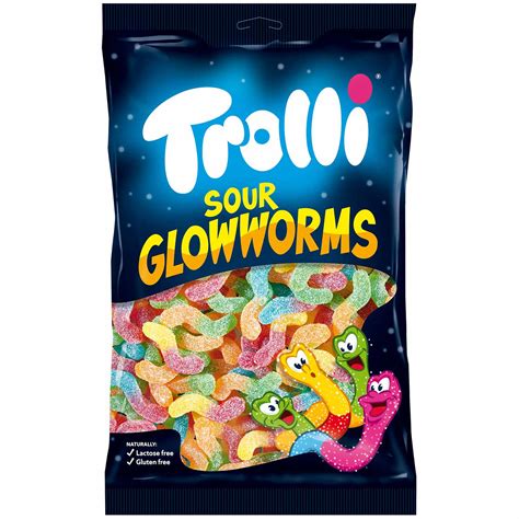 Trolli Saure Glühwürmchen 1kg Online kaufen im World of Sweets Shop