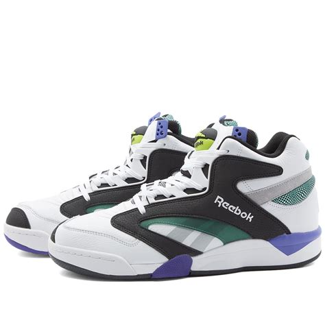 Reebok Shaq Victory Pump White Core Black Dark Green End Tw