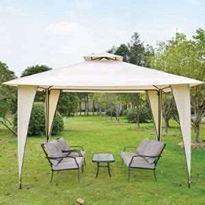 Carpa de jardín con doble techo