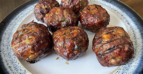 Applewood Smoked Cream Cheese Stuffed Jalapeño Cheddar Meatballs