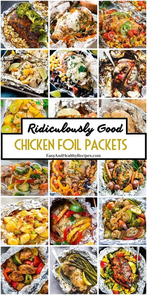 Ridiculously Delicious Chicken Foil Packets Easy And Healthy Recipes