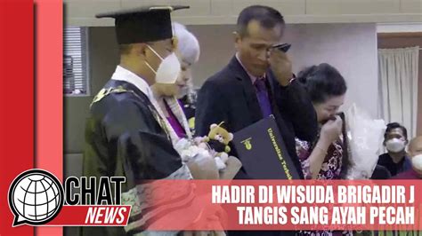 Tangis Sang Ayah Pecah Saat Hadir Di Acara Wisuda Brigadir Yosua