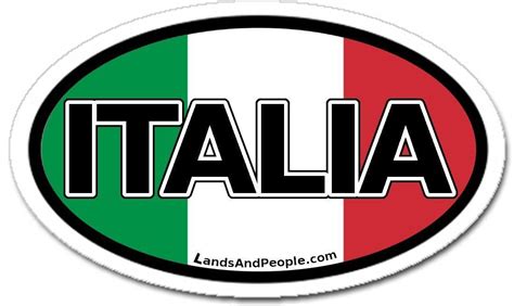 Italian Flag Car Bumper Sticker Bumper Stickers Car Bumper Stickers