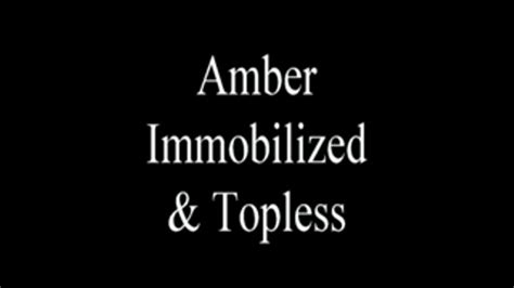 Amber Immobilized And Topless Tied And Taped Presents Glib Clips4sale