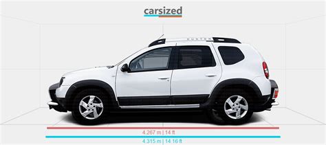 Dimensions Dacia Duster 2013 2017 Vs Ford Cortina 1966 1970