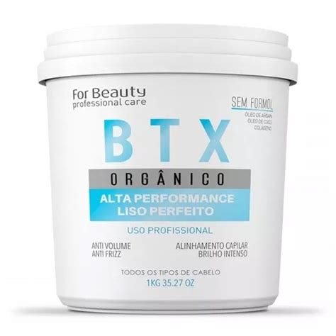 Botox Capilar BTX Orgânico For Beauty Sem Formol 1kg BeeCost