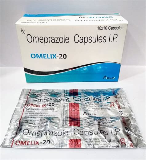 Omelix 20 Omeprazole Capsules IP 20 Mg Prescription Treatment