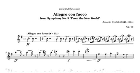 Allegro Con Fuoco From Symphony No 9 From The New World” A Dvořák