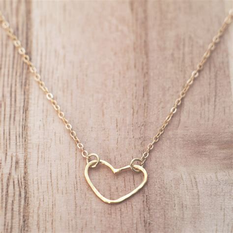 Amore Necklace in Gold - Kelly's Flowers & Gift Boutique