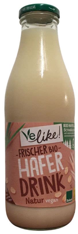 Velike Frischer Bio Haferdrink Natur NichtFisch NichtFleisch