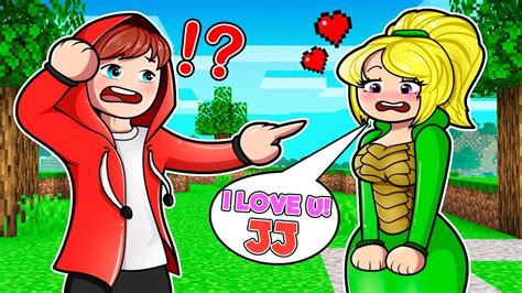 Mikey Became A Girl Jj Has A Crush On Mikey Love Story In Minecraft