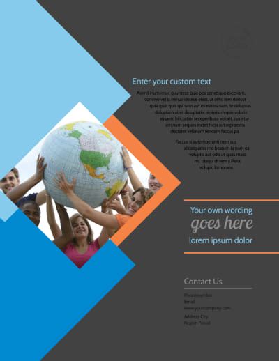 Outreach Program Flyer Template Mycreativeshop