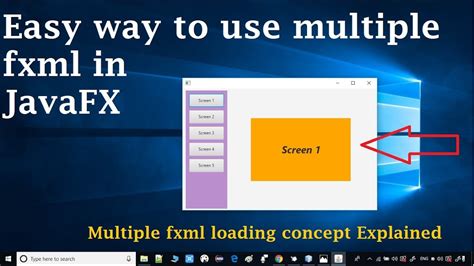 Easy Way To Use Multiple Fxml In JavaFX Stage Multiple Fxml Loading