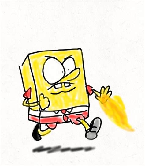 Fire SpongeBob by Spongedude18 on DeviantArt