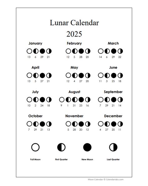 Lunar Calendar Planner Wall Calendar Pdf Images References