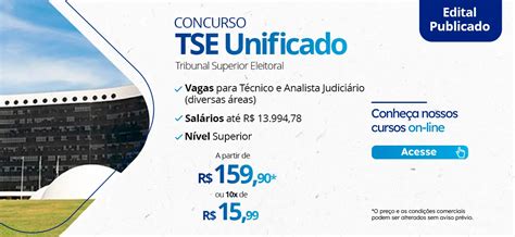 Concurso Tse Unificado O Que Estudar E O Que Esperar Do