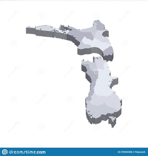 New Zealand Political Map Of Administrative Divisions Vector