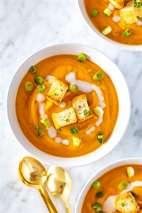 Creamy Coconut Carrot Ginger Soup {vegan} The Girl On Bloor