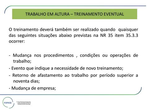 PPT NR 35 NORMA REGULAMENTADORA TRABALHO EM ALTURA PowerPoint