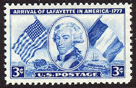 X Marquis De Lafayette C Unused Vintage Postage Etsy